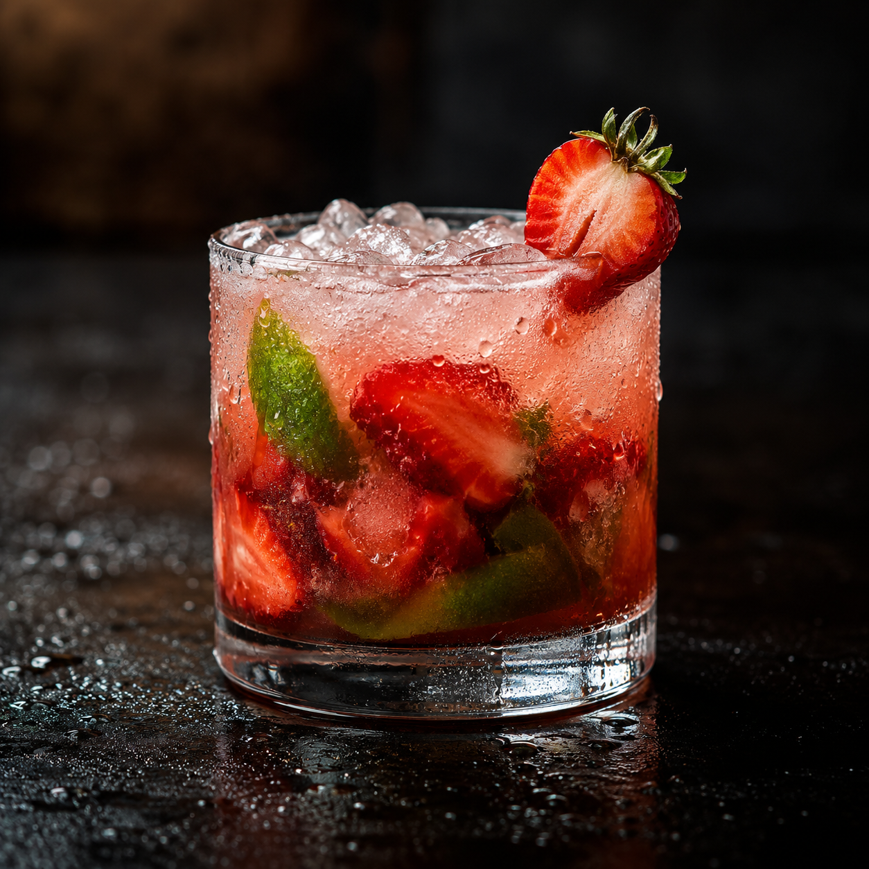 Caipirinha de Cachaça Morango