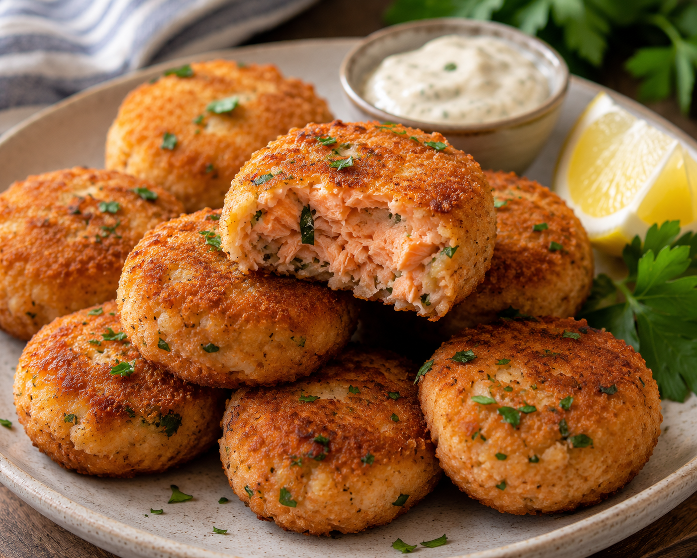 Bolinho De Salmão